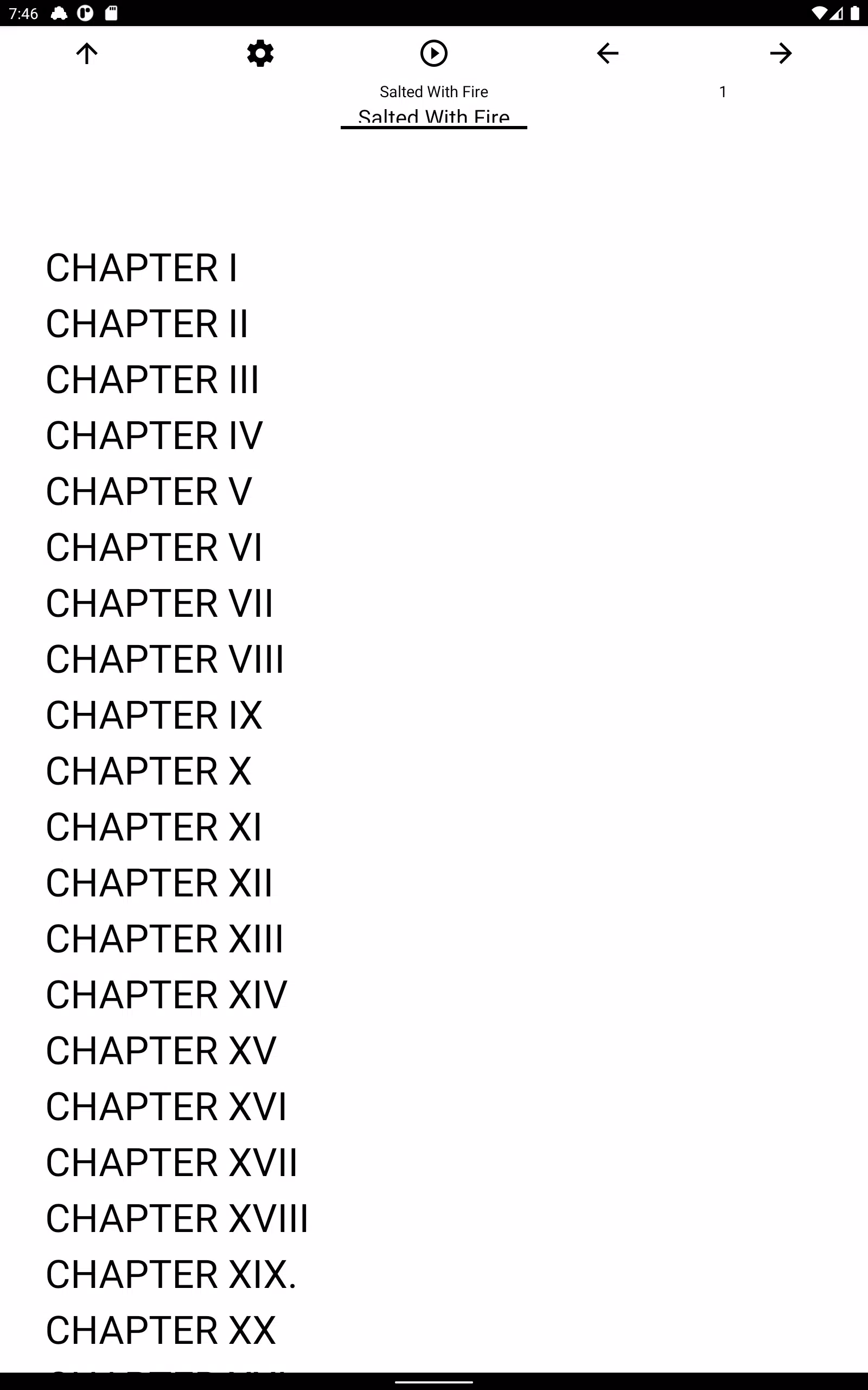 Book, Salted With Fire Screenshots