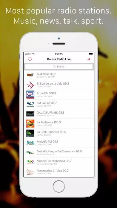 Bolivia Radio Live FM Player: Listen La Paz, Spanish, Quechua, Aymara & Guaraní live radio Screenshots
