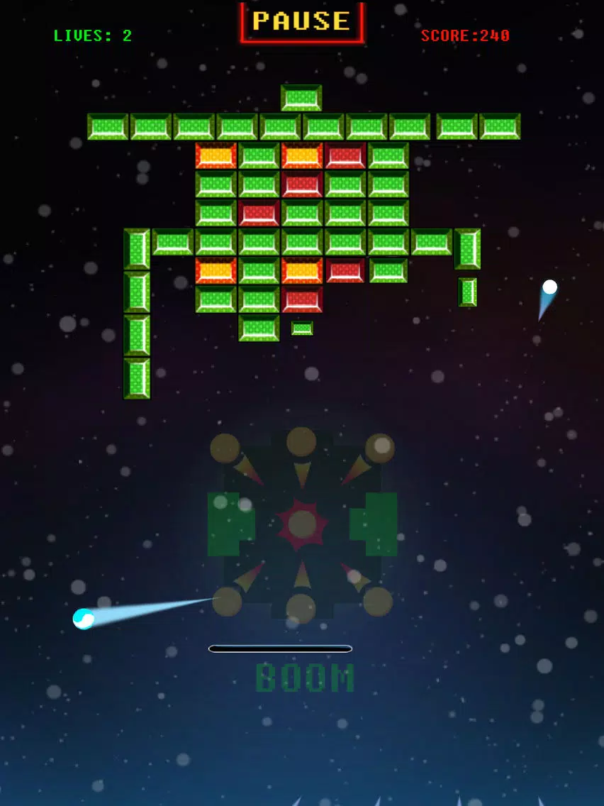 Space Bricks Breaker Free iPad  スクリーンショット