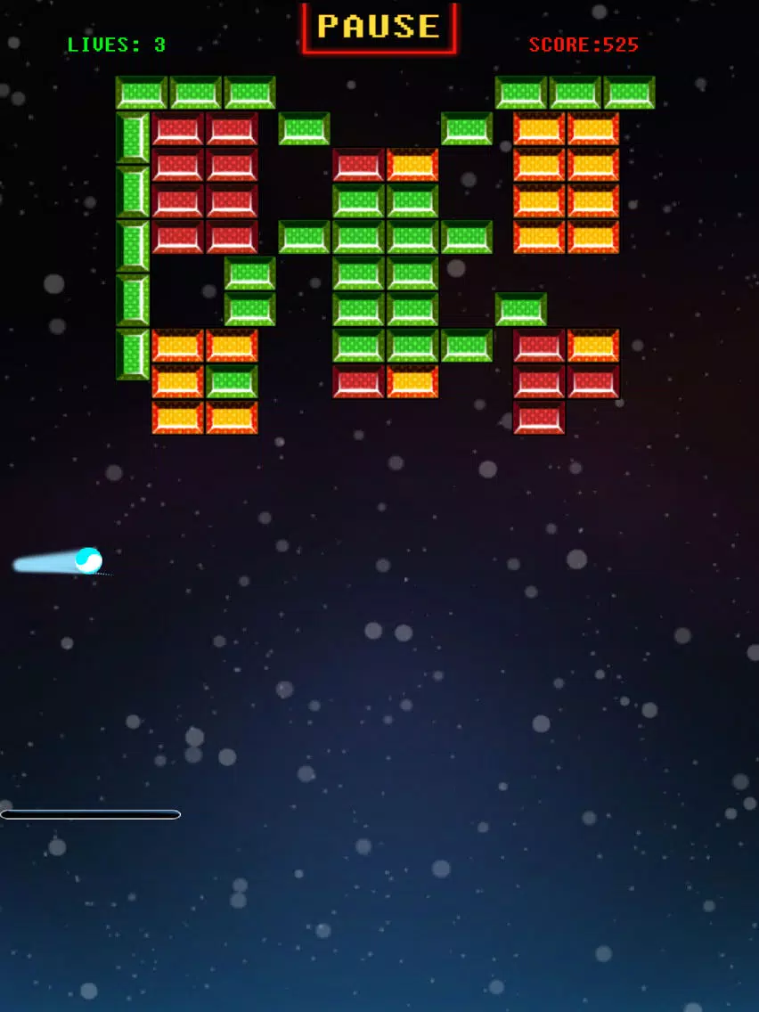 Space Bricks Breaker Free iPad  スクリーンショット