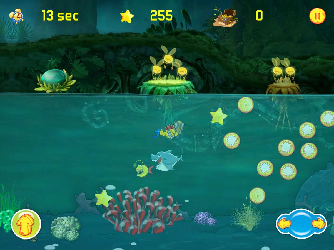 Sink or Swim - Underwater Treasure Quest with Sharks & Dangerous Fish Water Dive Free Game iPad  স্ক্রিনশট