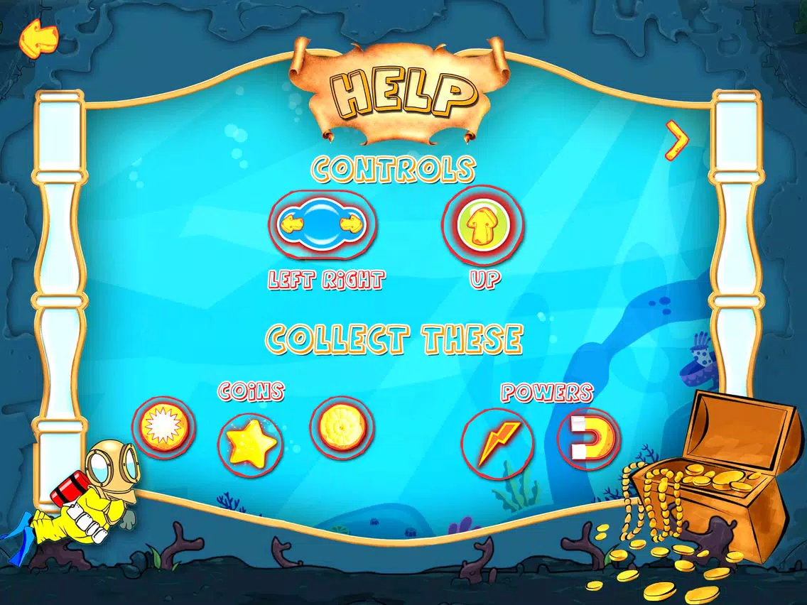 Sink or Swim - Underwater Treasure Quest with Sharks & Dangerous Fish Water Dive Free Game iPad  স্ক্রিনশট
