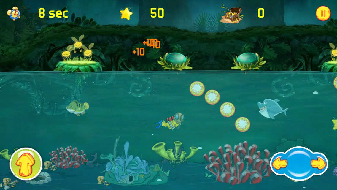 Sink or Swim - Underwater Treasure Quest with Sharks & Dangerous Fish Water Dive Free Game স্ক্রিনশট