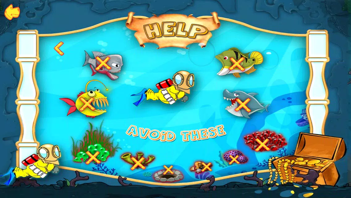 Sink or Swim - Underwater Treasure Quest with Sharks & Dangerous Fish Water Dive Free Game স্ক্রিনশট