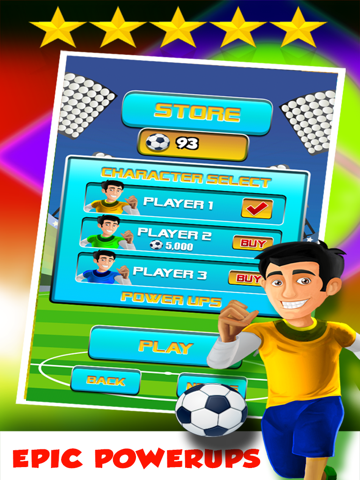 A Brazil World Soccer Football Run 2014: Road to Rio Finals - Win the Cup! iPad Screenshots