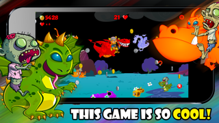 A Zombie Dragon Rider in The City : FREE Flying & Shooting Multiplayer Games - By Dead Cool Apps Screenshots