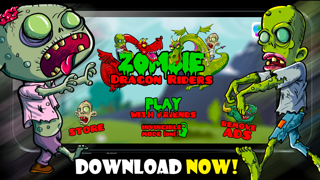 A Zombie Dragon Rider in The City : FREE Flying & Shooting Multiplayer Games - By Dead Cool Apps Screenshots