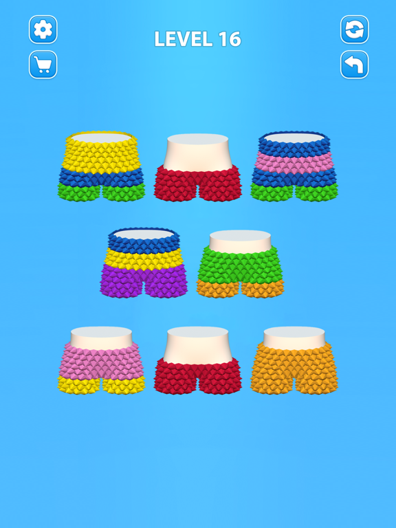 Cozy Knitting: Color Sort Game iPad Screenshots
