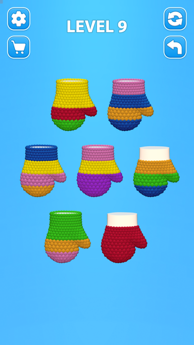 Cozy Knitting: Color Sort Game Screenshots