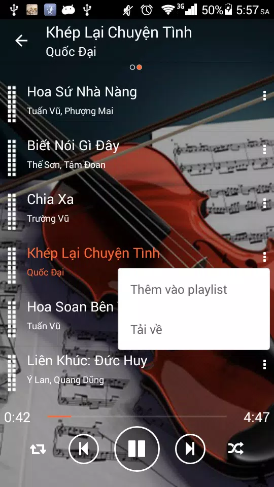 Nghe Nhạc Vàng - Nhạc Trữ Tình Screenshots