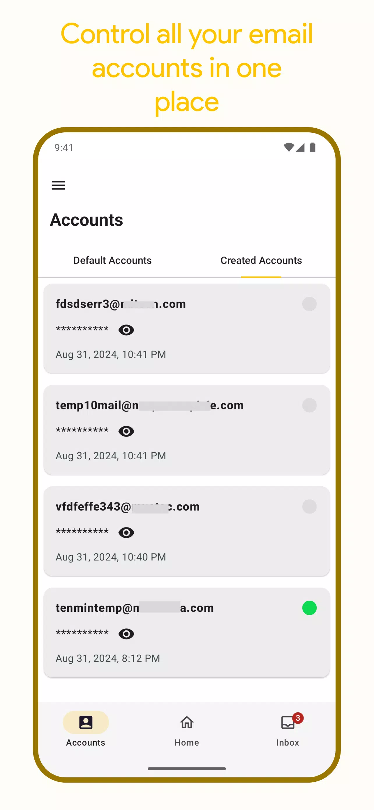 10 Min Mail Screenshots