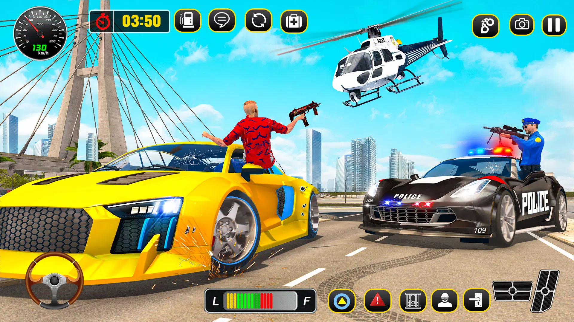 Police Helicopter: Thief Chase Screenshots