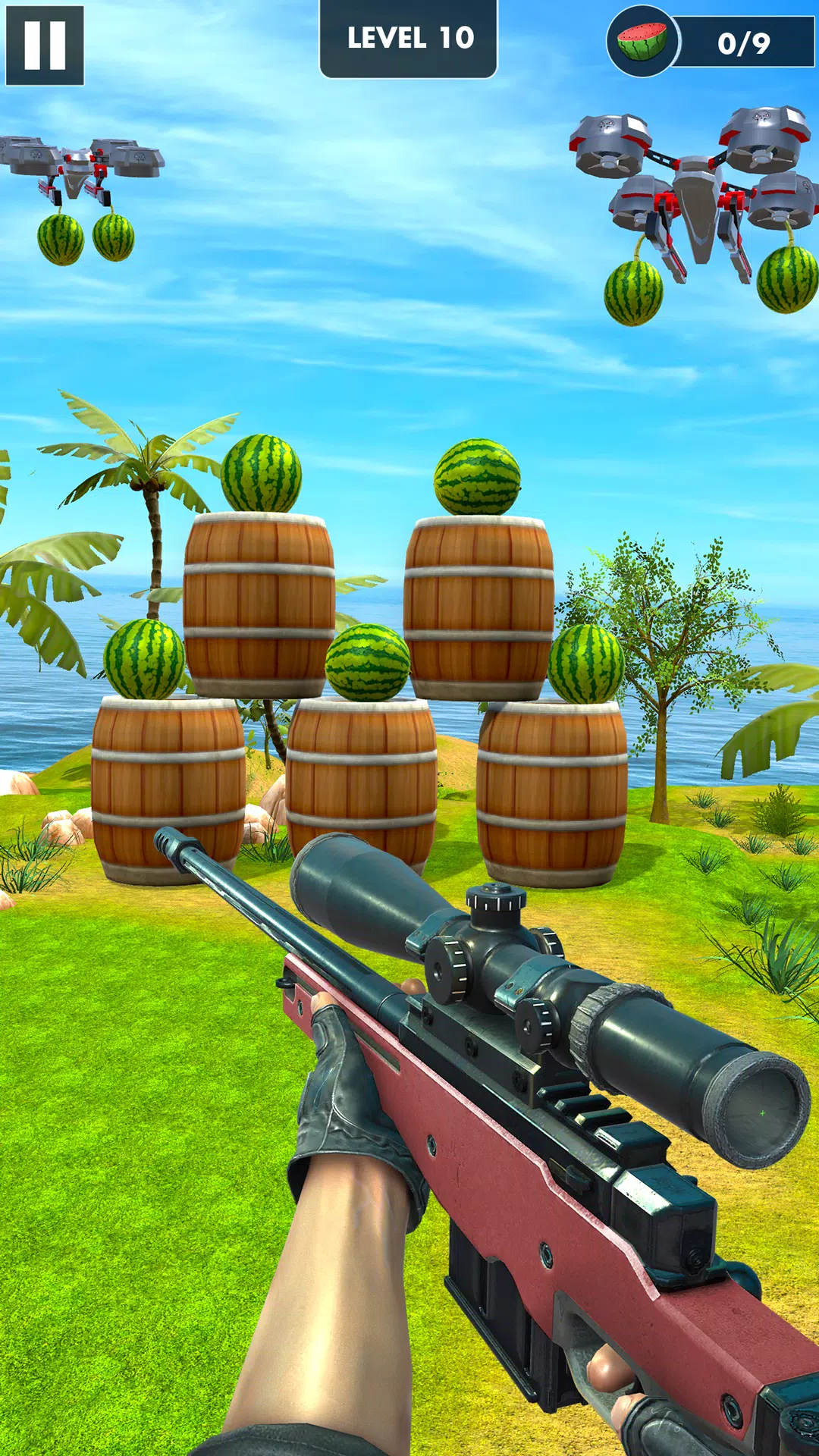 Watermelon Shooter: Gun Games Screenshots