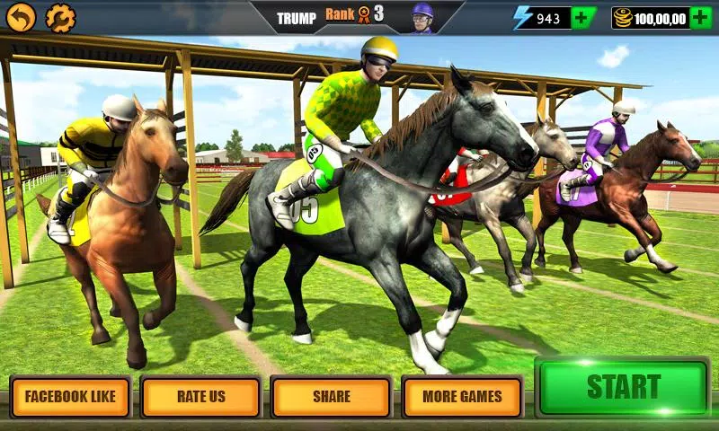 Horse Riding Derby Racing Game Screenshots