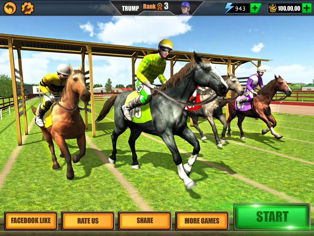 Horse Riding Derby Racing Game Screenshots