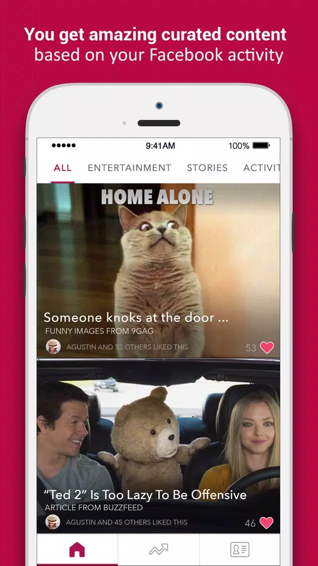 FreshFeed - Your personalized feed of trending content, videos, gifs, news and more! Screenshots