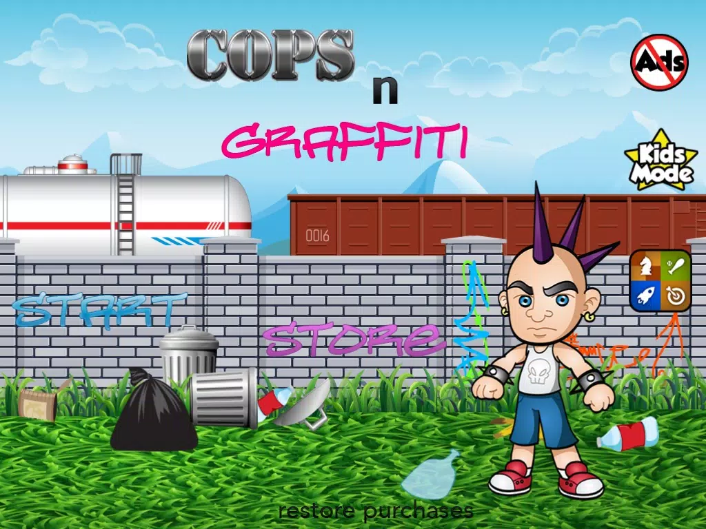Cops N Grafitti iPad  Ekran Görüntüleri