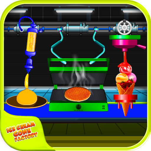 Cone Ice Cream factory- frozen food maker