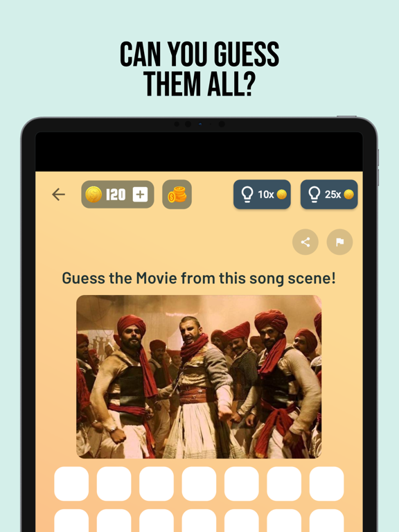 Bollywood Quiz - Movie Game iPad Screenshots