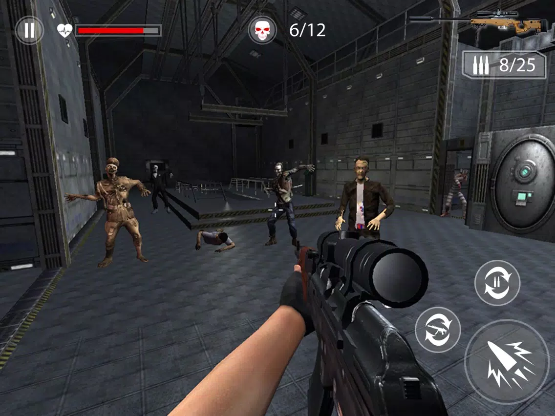 Frontline Evil Dead Zombies Killer iPad  スクリーンショット