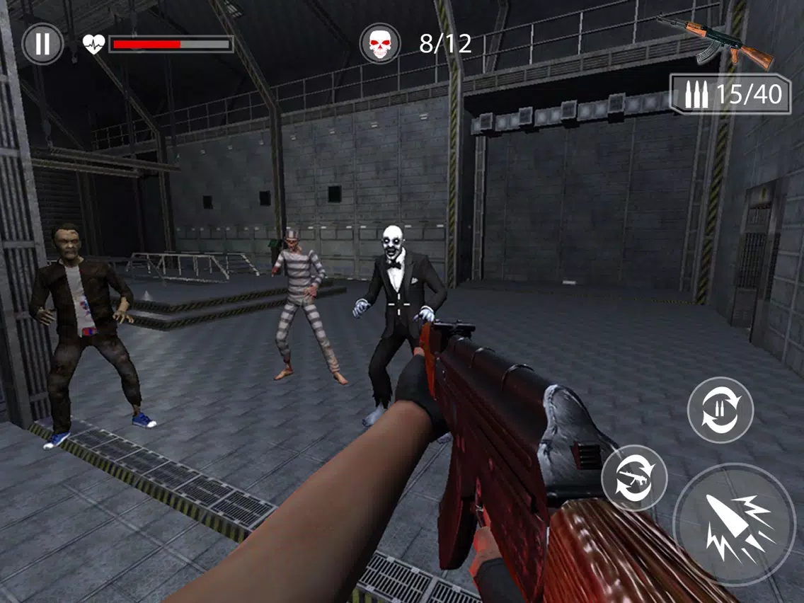 Frontline Evil Dead Zombies Killer iPad  スクリーンショット
