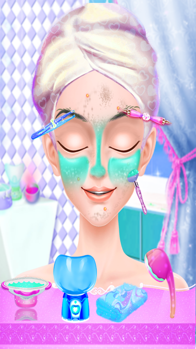 Ice Queen Salon - girls makeover games应用截图