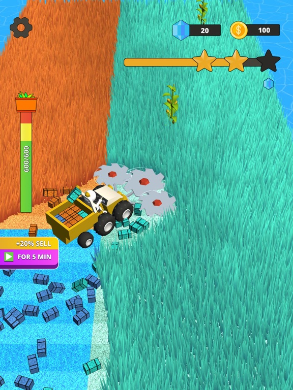 تصاویر Stone Grass: Lawn Mower Game iPad