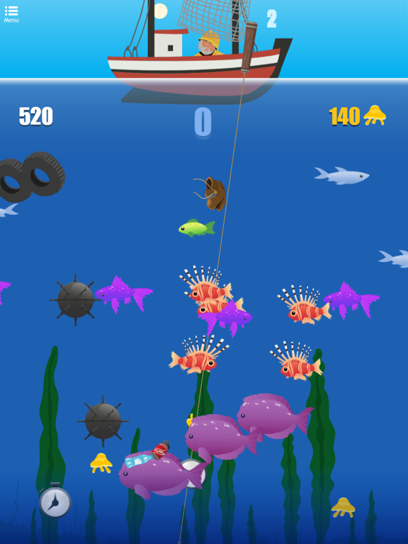 Capturas de pantalla de Harpoon FRVR iPad 