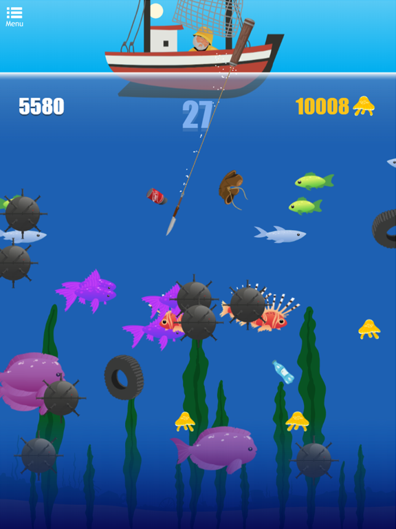 Capturas de pantalla de Harpoon FRVR iPad 