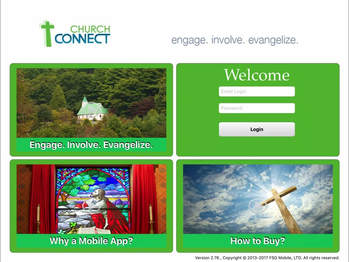 Church Connect iPad Screenshots