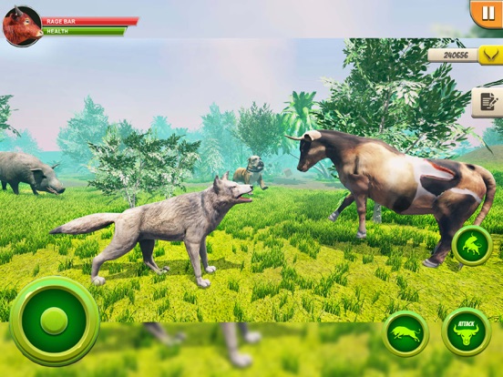 Wildlife Bull Animal Simulator iPad Screenshots