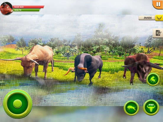 Wildlife Bull Animal Simulator iPad Screenshots