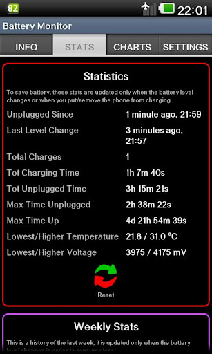 Battery Monitor Widget Screenshots