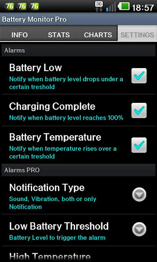 Battery Monitor Widget Screenshots