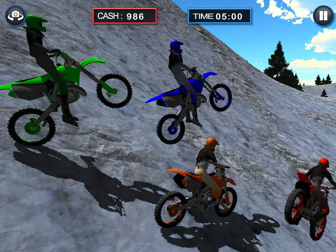 Bike Ride-r Frozen Highway Rally : Stunt Moto Free iPad Screenshots