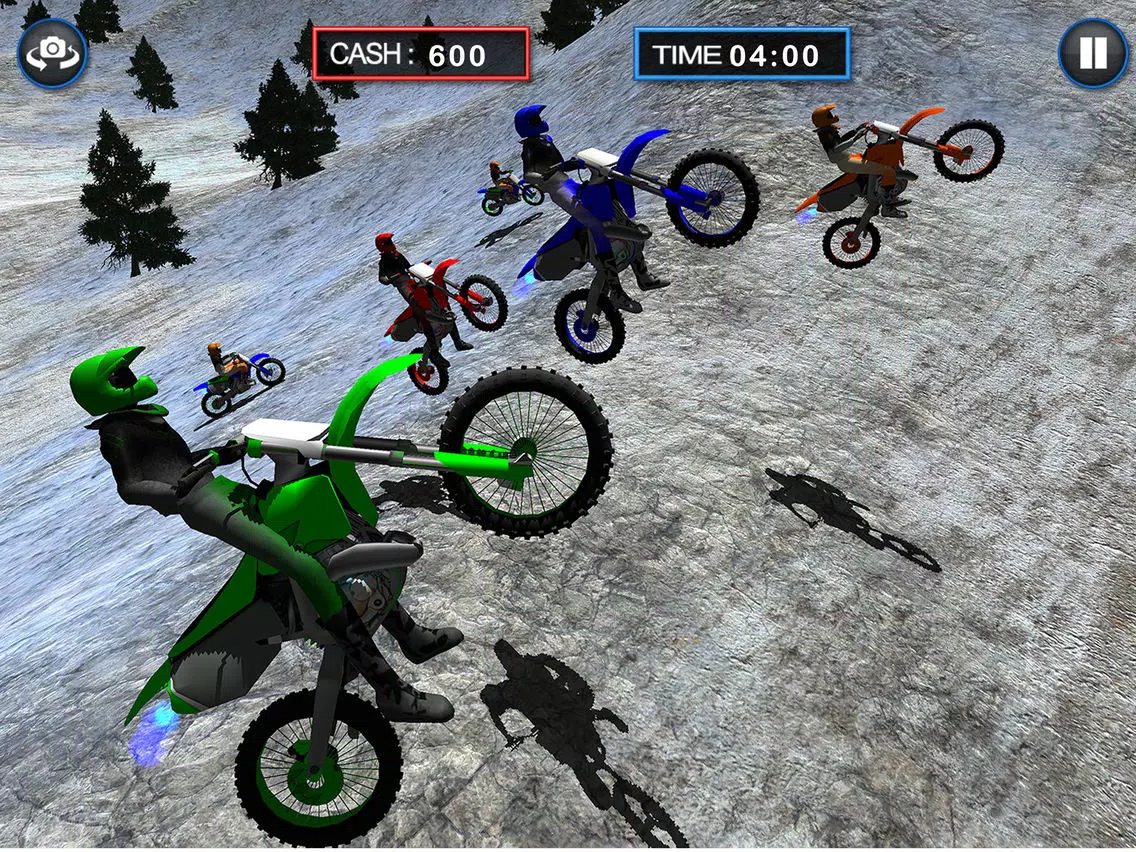 Bike Ride-r Frozen Highway Rally : Stunt Moto Free iPad Screenshots