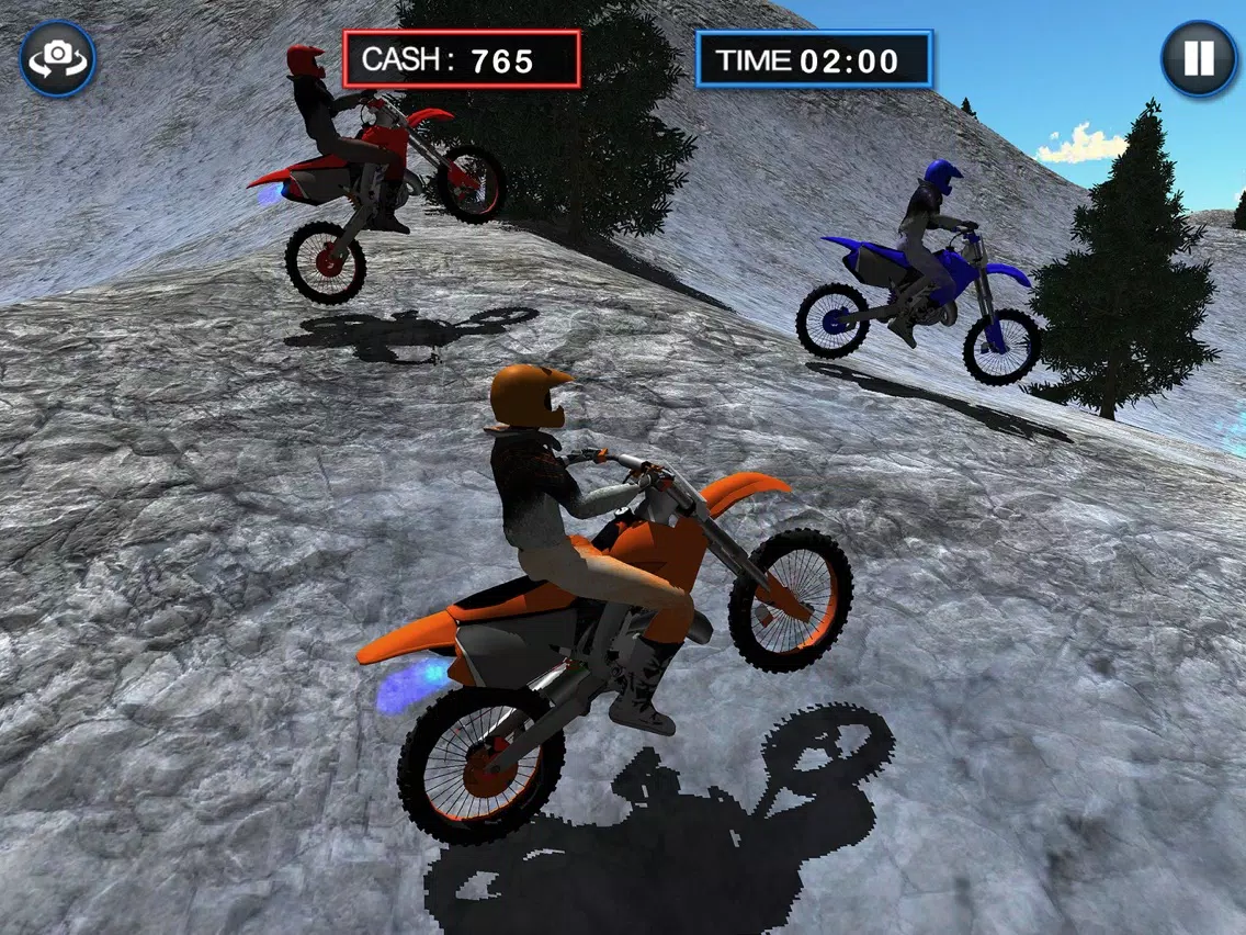Bike Ride-r Frozen Highway Rally : Stunt Moto Free iPad Screenshots