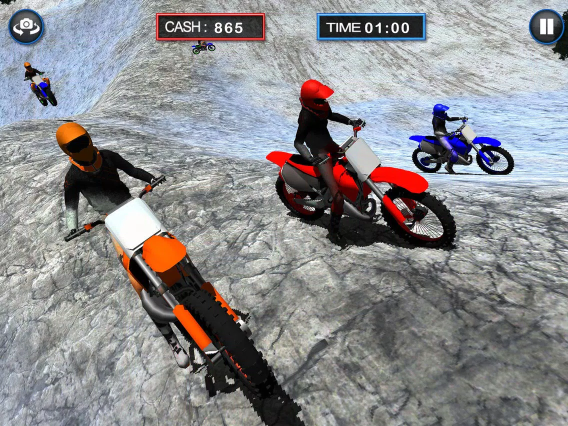 Bike Ride-r Frozen Highway Rally : Stunt Moto Free iPad Screenshots