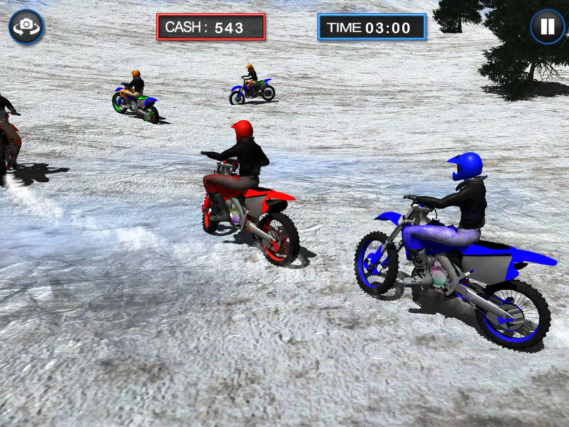 Bike Ride-r Frozen Highway Rally : Stunt Moto Free iPad Screenshots