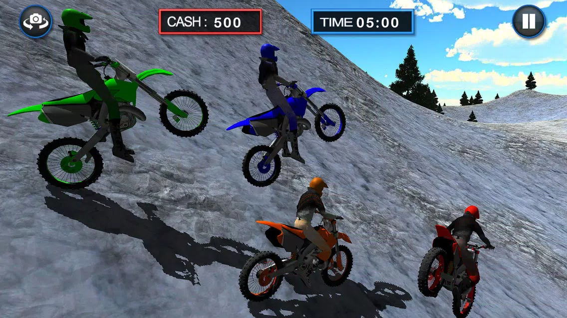 Bike Ride-r Frozen Highway Rally : Stunt Moto Free Screenshots