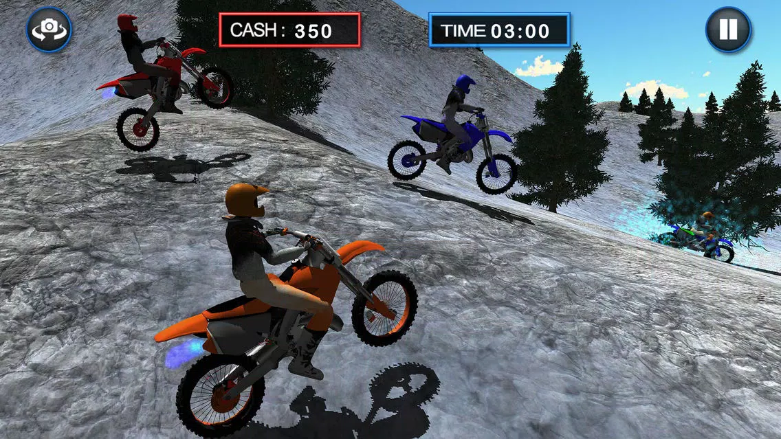 Bike Ride-r Frozen Highway Rally : Stunt Moto Free Screenshots