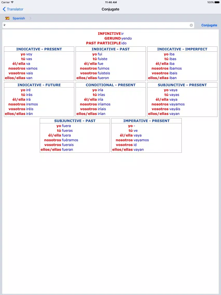 Offline Translator It-Es iPad Screenshots