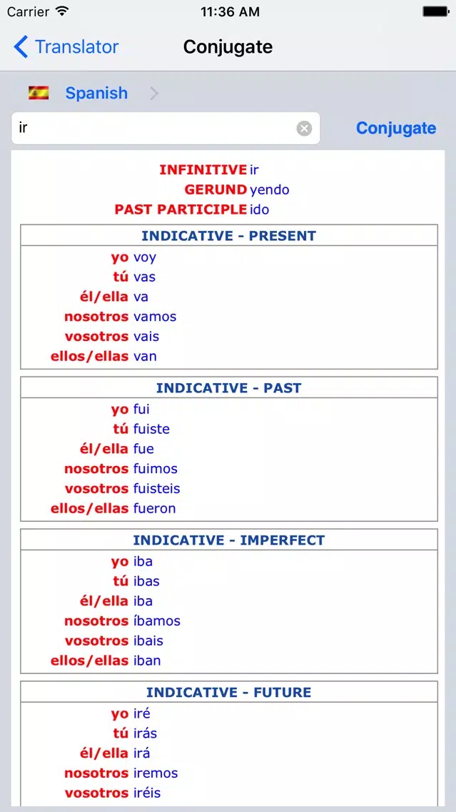 Offline Translator It-Es Screenshots