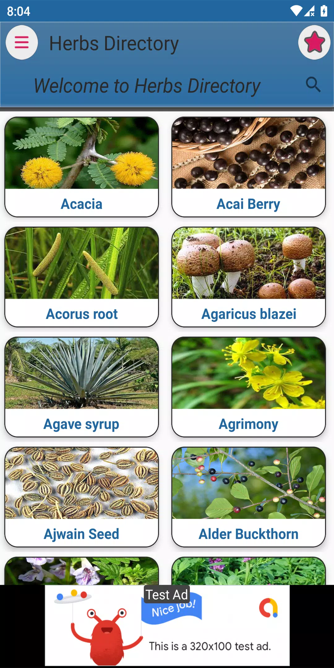 Herbs Directory Screenshots