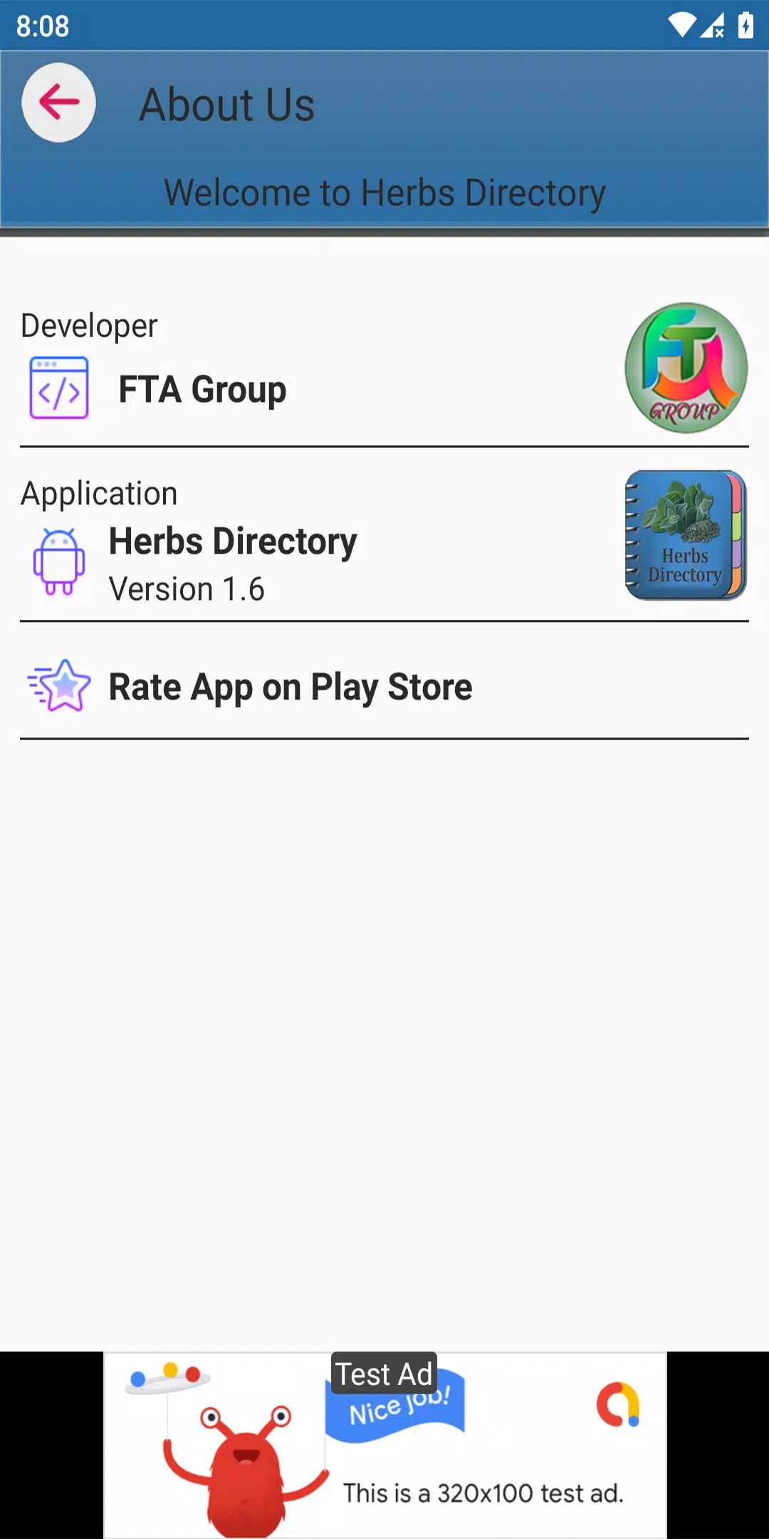 Herbs Directory Screenshots