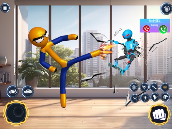 Captures d'écran de Stickman War Games - Superhero iPad 