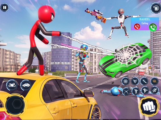 Captures d'écran de Stickman War Games - Superhero iPad 