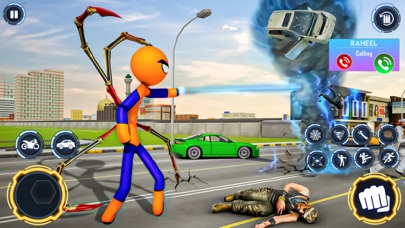 Captures d'écran de Stickman War Games - Superhero
