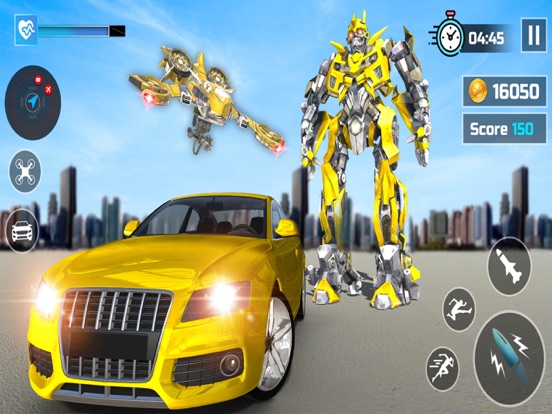 Captures d'écran de Robot Car Drone Transform iPad 
