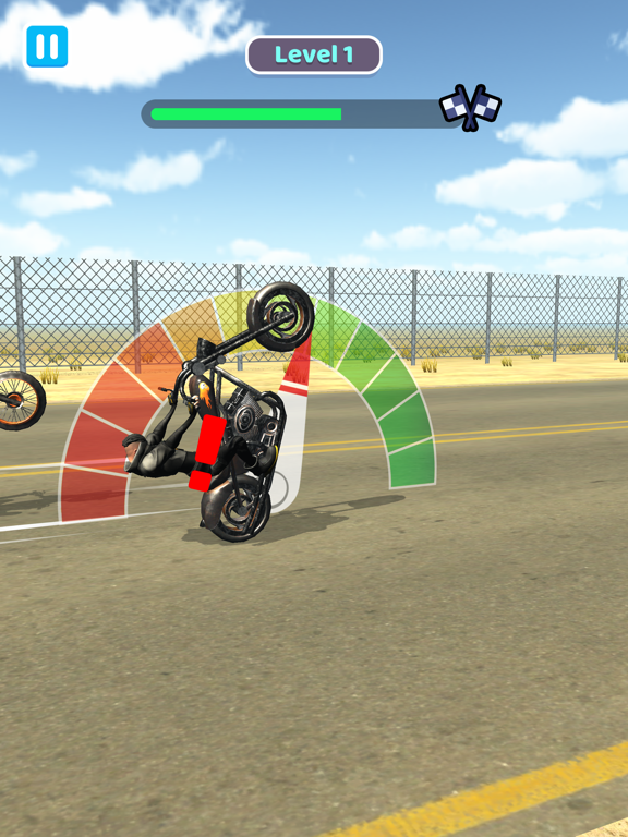 Capturas de tela do Wheelie Rider iPad 